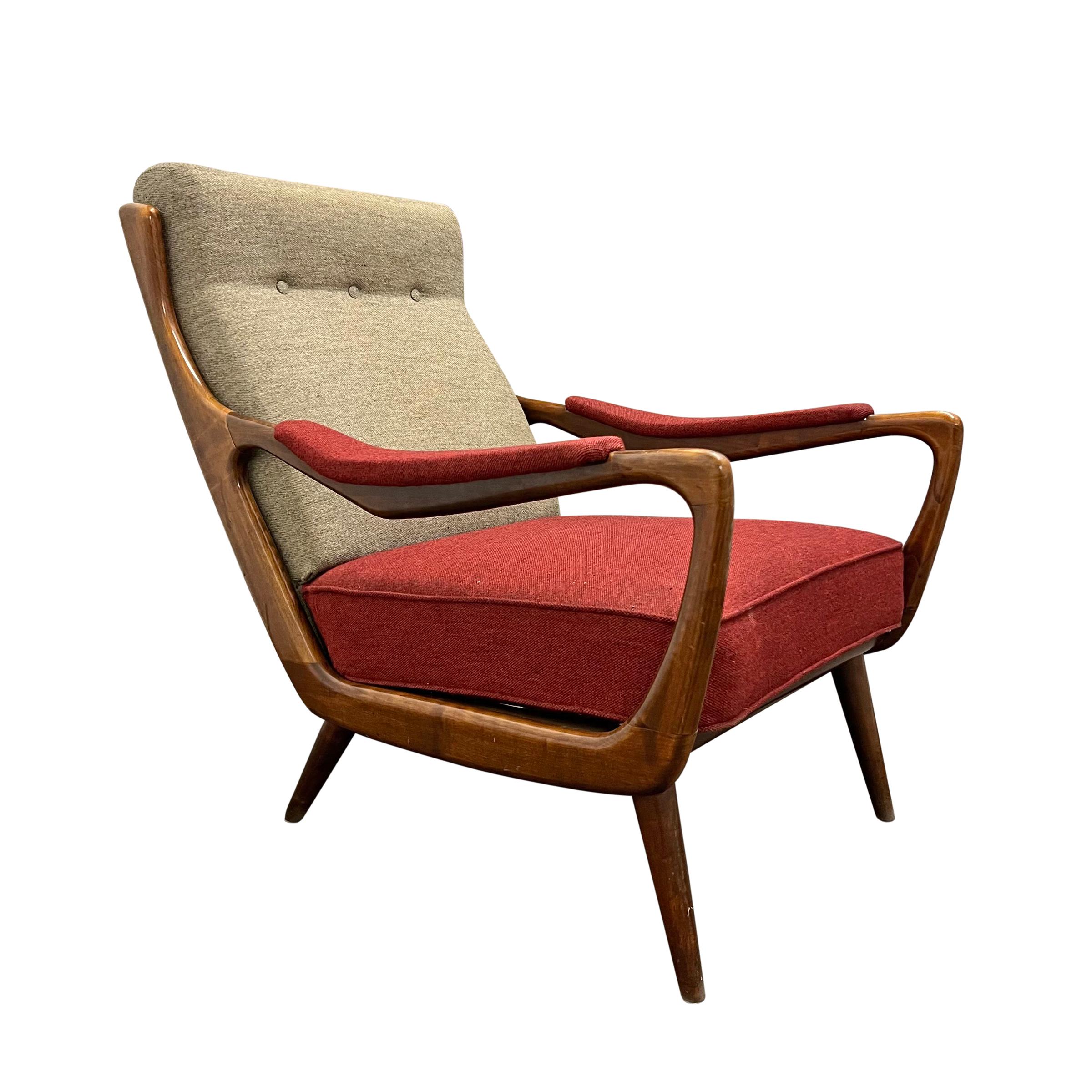 Set of Four Danish Modern Armchairs In Good Condition In Chicago, IL