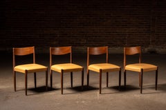 Set of Four Danish Modern Chairs by Poul Volther for Frem Rojle