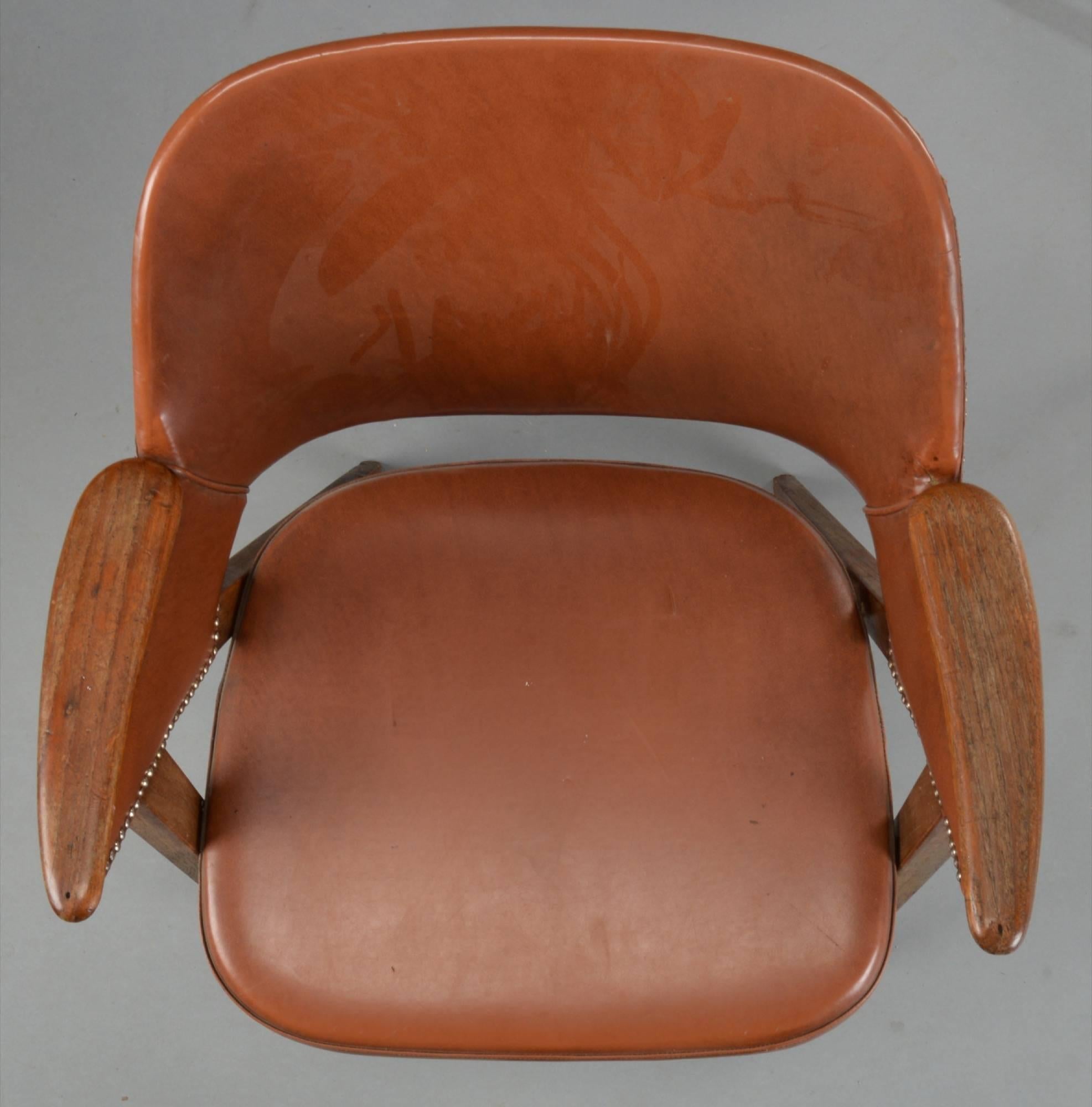 Mid-20th Century Set of Four Danish Modern Midcentury Teak Armchairs For Sale