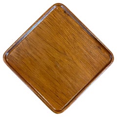 Set of Four Danish Modern Snack Trays by Upsala Slojd