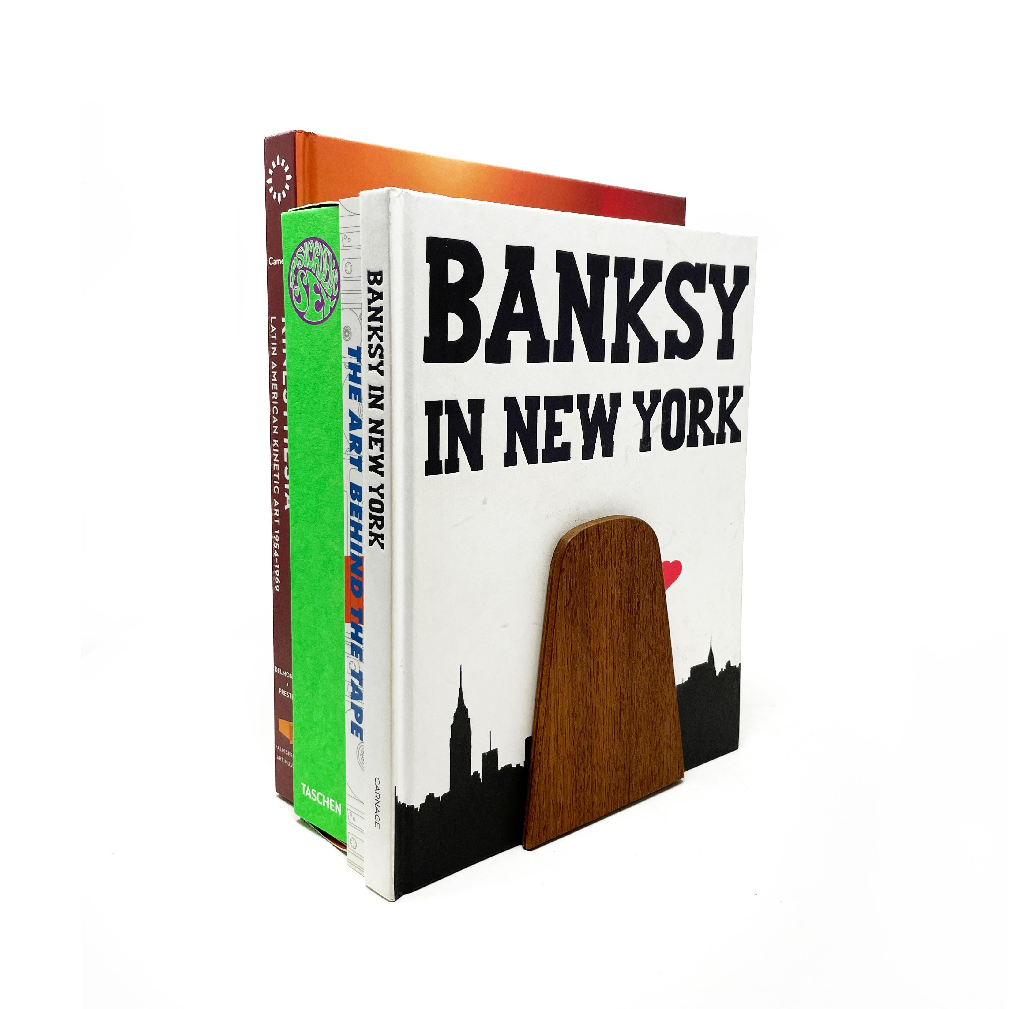 Set of Four Danish Modern Teak Bookends Attr. to Kai Kristiansen In Good Condition In Brooklyn, NY