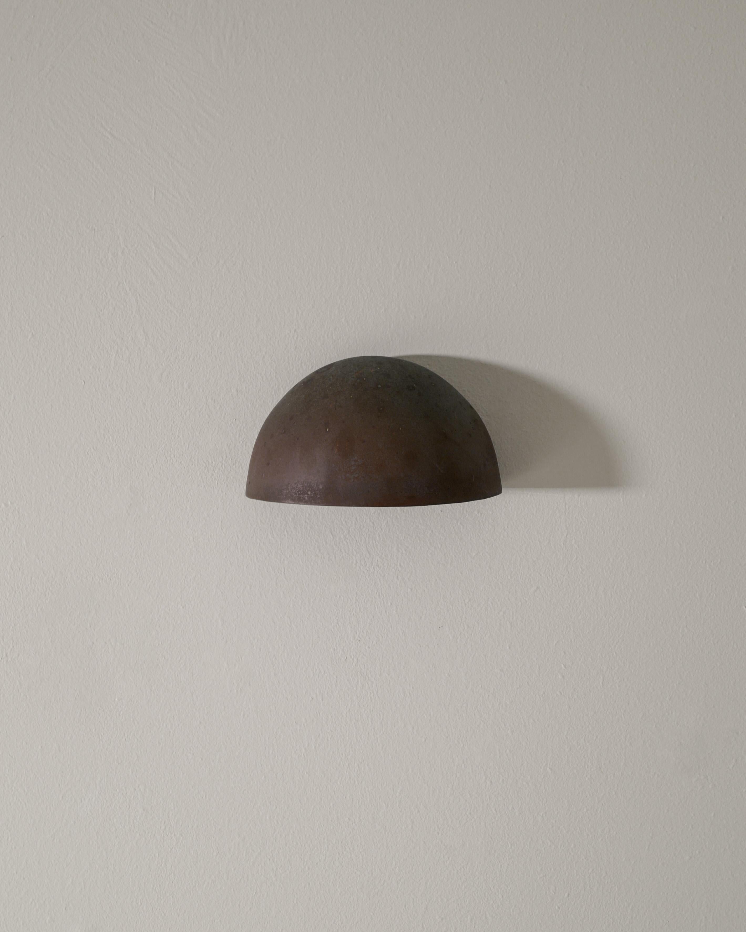Scandinave moderne Ensemble de quatre appliques murales danoises en cuivre patiné par Thorup & Bonderup en vente