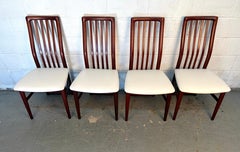 Set of Four Danish Rosewood Dining Chairs by Schou Andersen Møbelfabrik