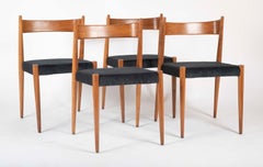 Set of Four Danish Teak Chairs