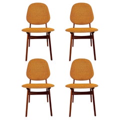 Set of Four Danish Teak Dining Chairs by Arne Hovmand-Olsen