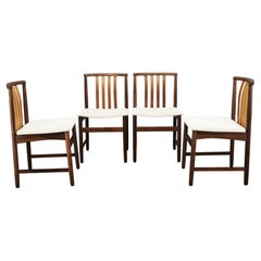 Set of Four Danish Teak Dining Chairs, Scandinavia, 1960s