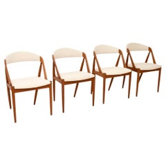 Set of Four Danish Teak Model 31 Dining Chairs by Kai Kristiansen