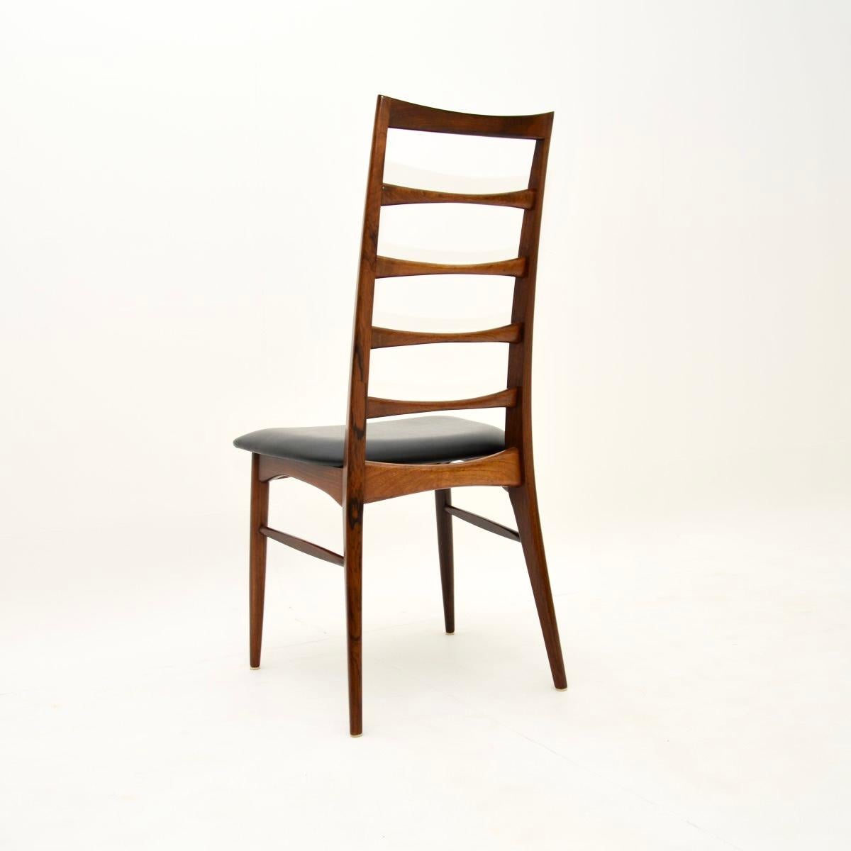 Ensemble de quatre vintage danois  Chaises de salle à manger Niels Koefoed 4