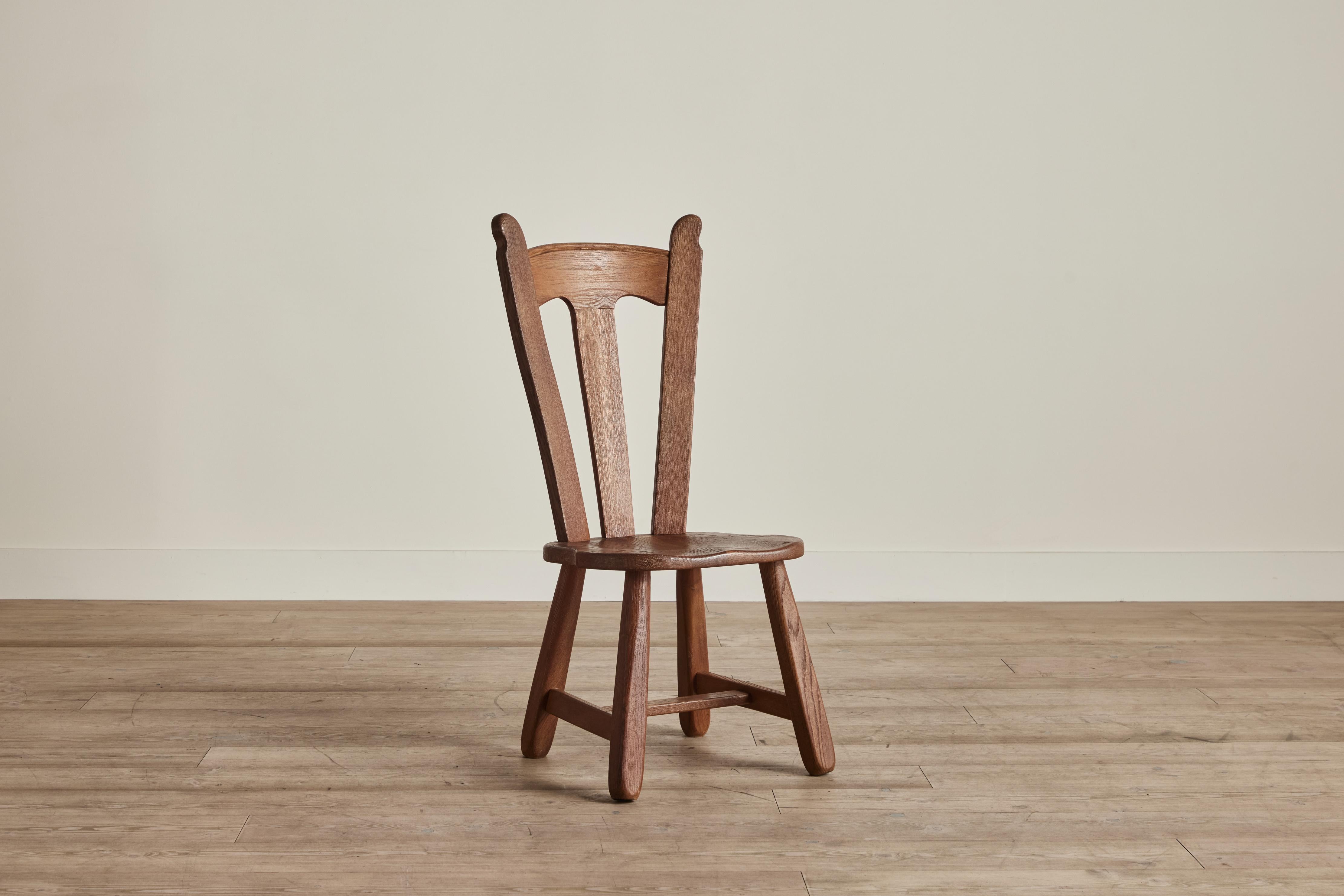 Brutalist Set of Four De Puydt Chairs For Sale