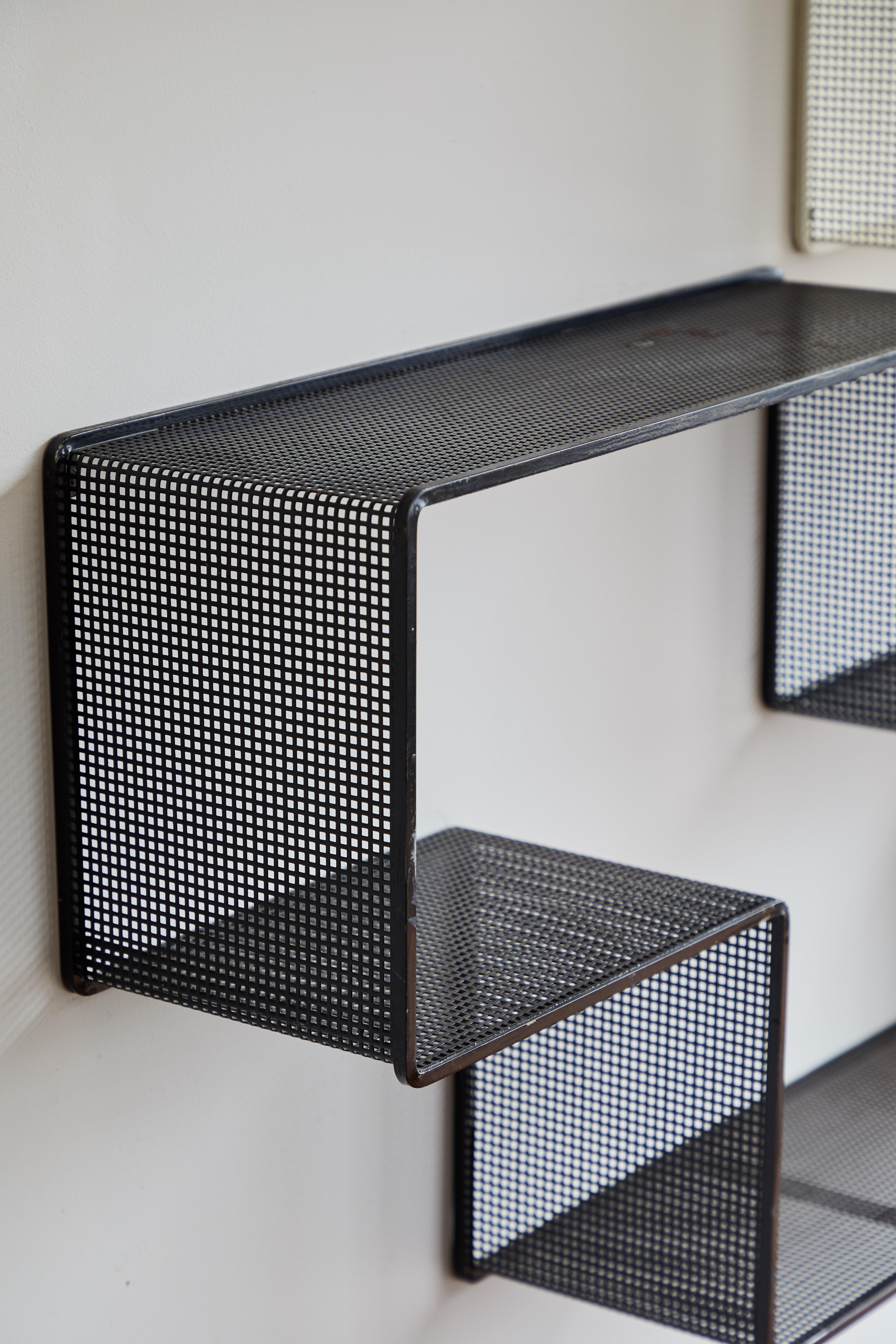 Mid-20th Century Set of Four Dedal Shelves by Mathieu Matégot