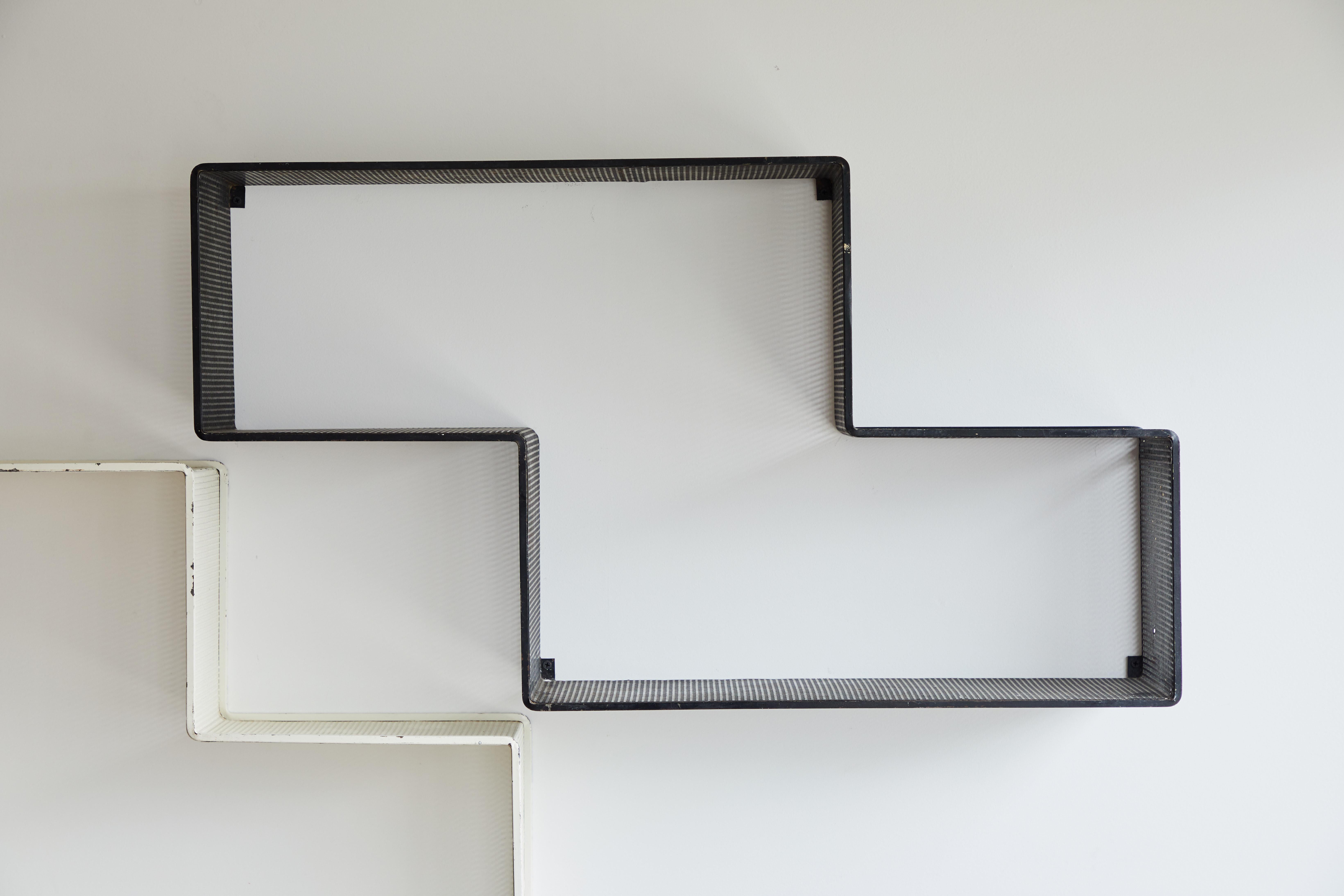 Set of Four Dedal Shelves by Mathieu Matégot 1