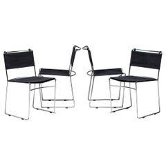 Conjunto de cuatro sillas Delfina de Enzo Mari