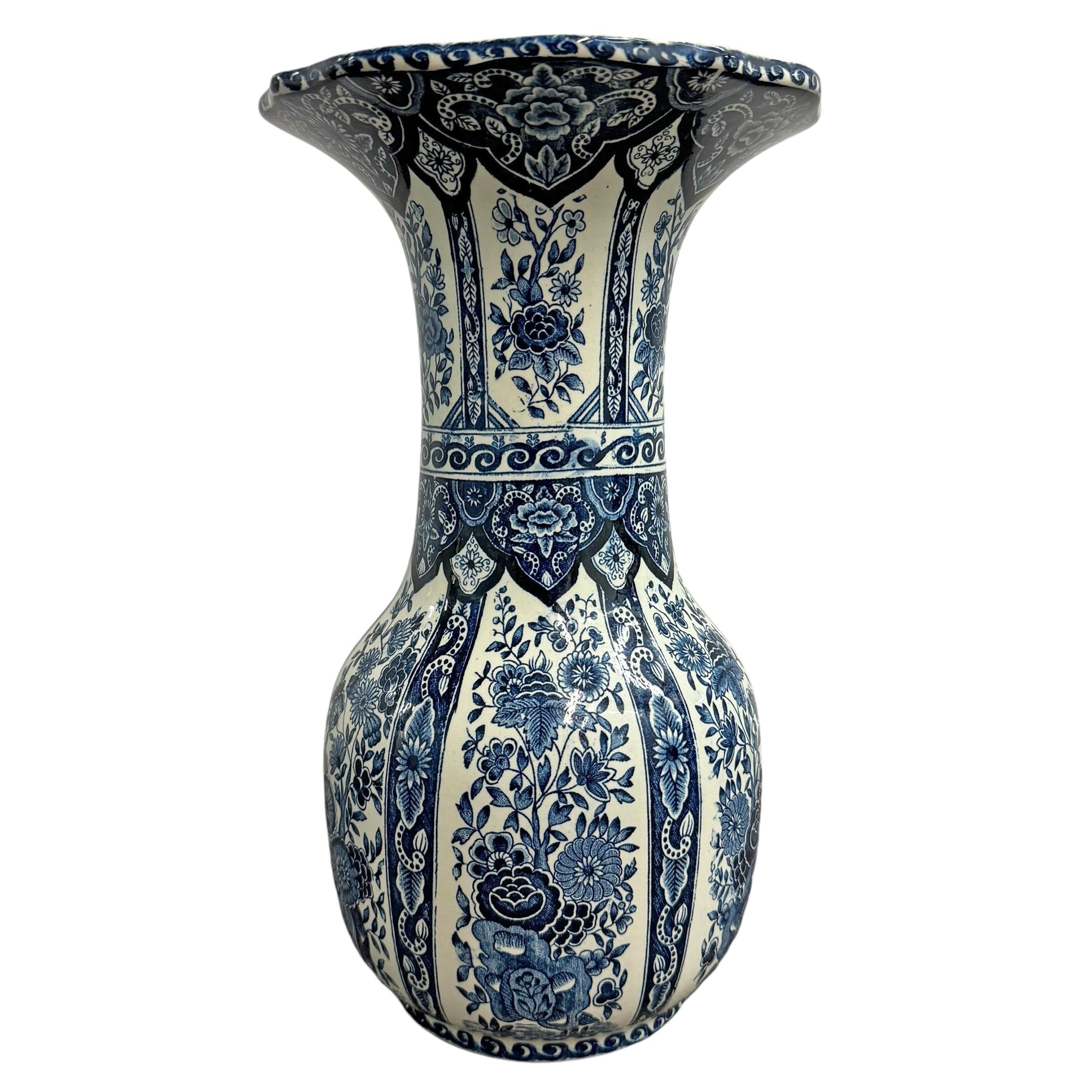 Olandese Set di quattro vasi blu e bianchi di Delft in vendita