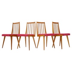 Set of Four Design Dining Chairs, 1960's