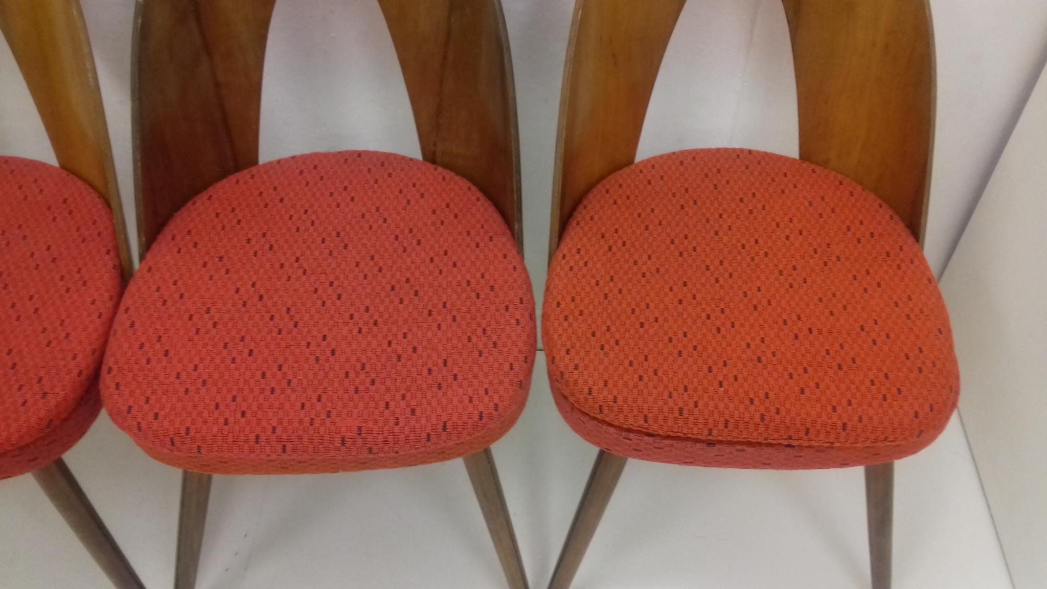 Set of Four Design Dining Chairs Designed by Antonín Šuman, 1960s For Sale 2