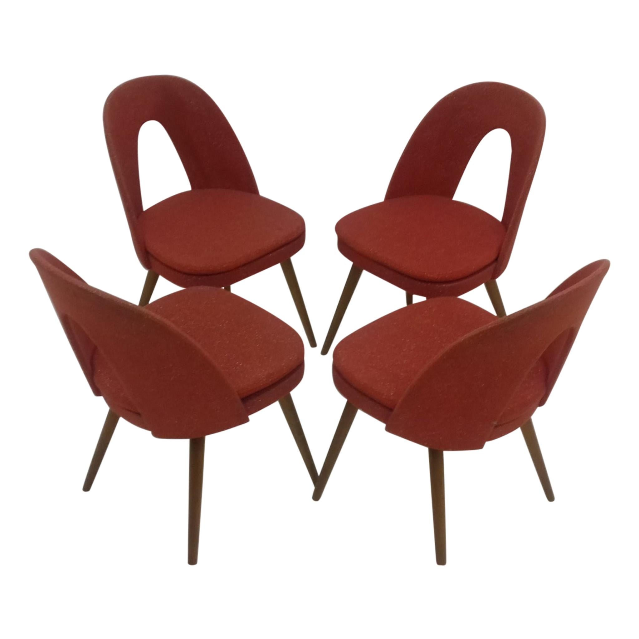 Set of Four Design Dining Chairs Designed by Antonín Šuman, 1960s