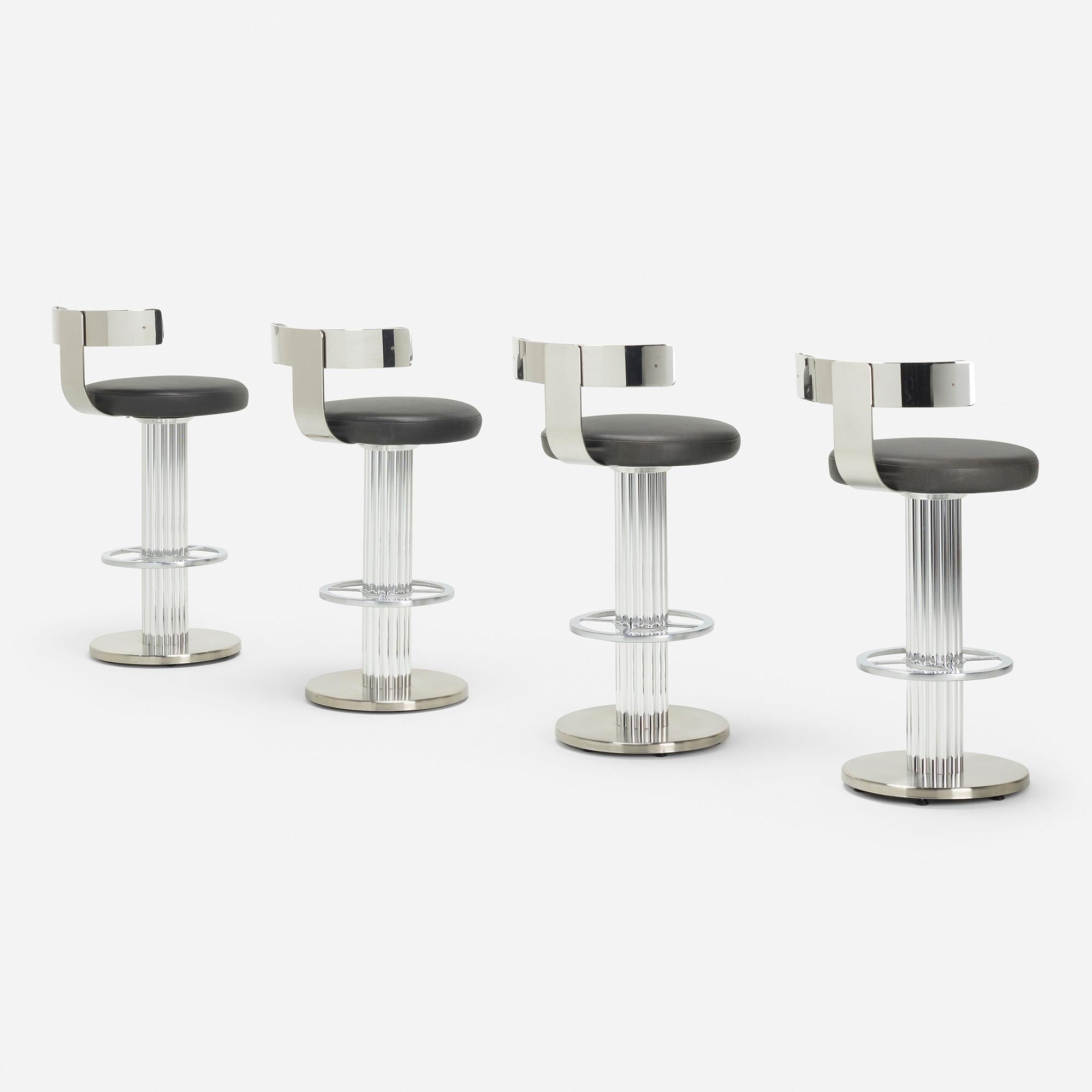 Set of Four Design for Leisure Barstools In Good Condition In Chicago, IL