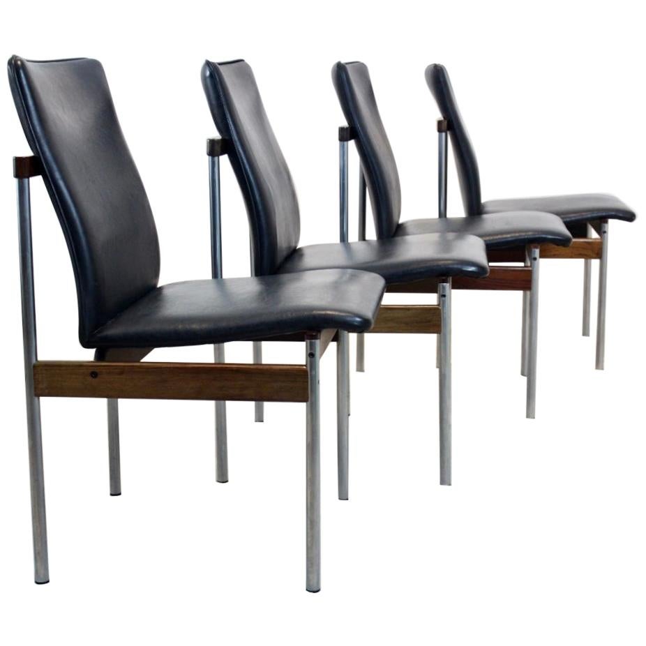 Set of Four Diner Chairs by Fristho