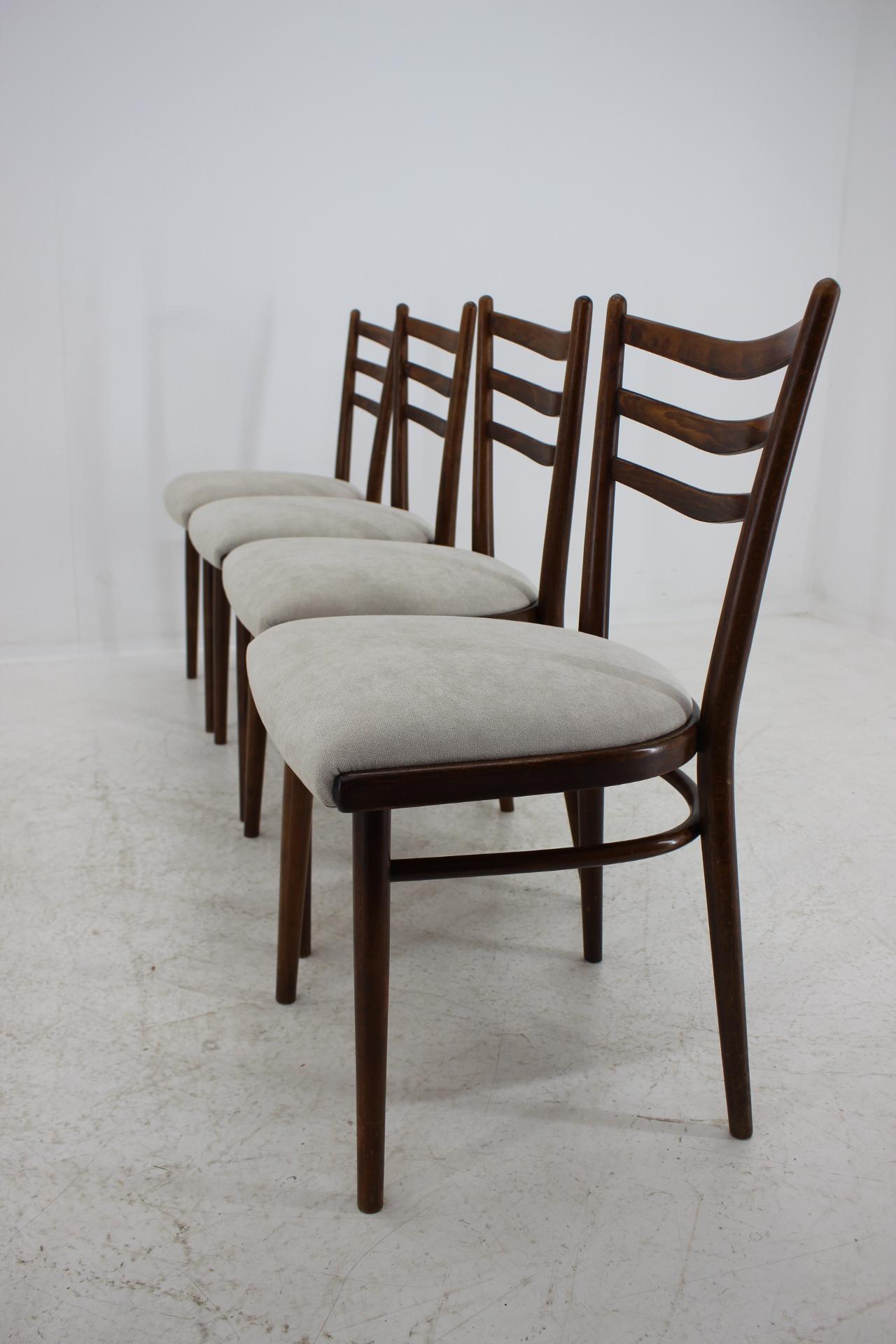 Mid-20th Century Set of Four Dining Chair by Interier Praha, 1970s