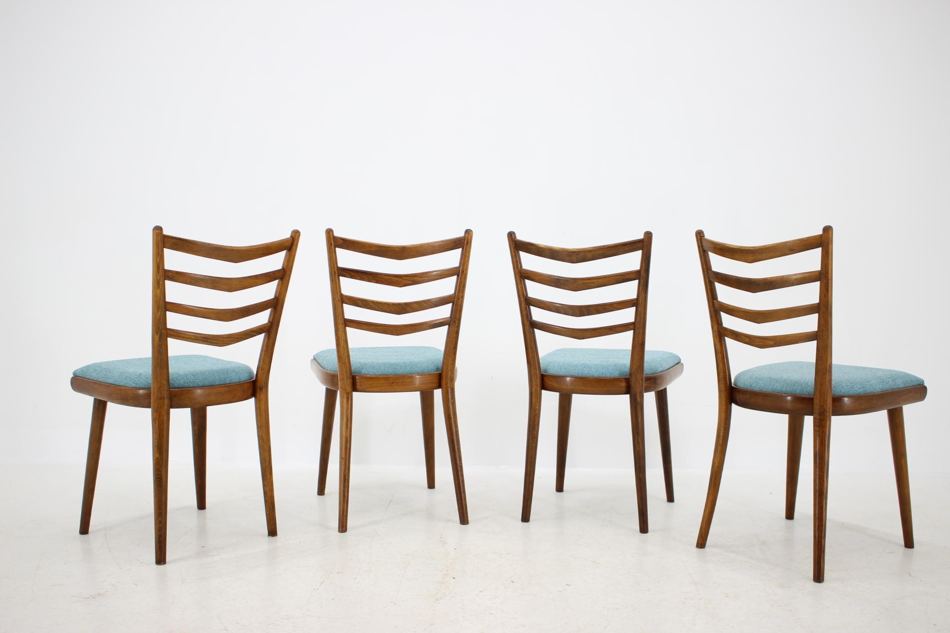 Mid-Century Modern Set of Four Dining Chairs, 1960s