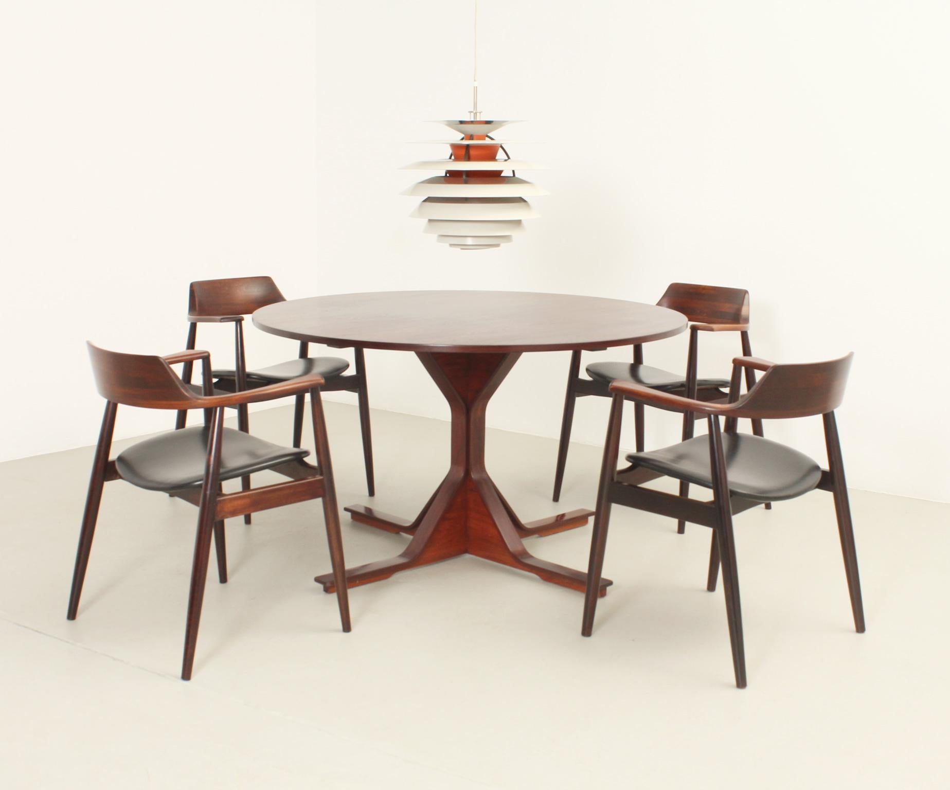 Set of Four Dining Chairs by AG Barcelona, Spain, 1960's 6