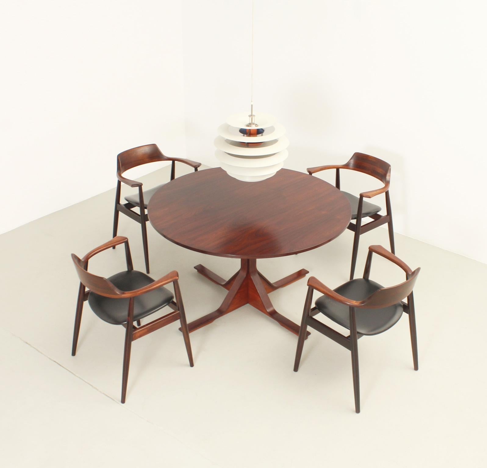 Set of Four Dining Chairs by AG Barcelona, Spain, 1960's 9