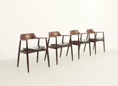Set of Four Dining Chairs by AG Barcelona, Spain, 1960's