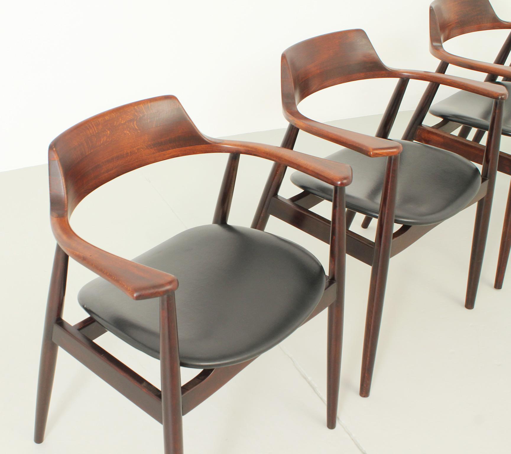 Set of Four Dining Chairs by AG Barcelona, Spain, 1960's 1