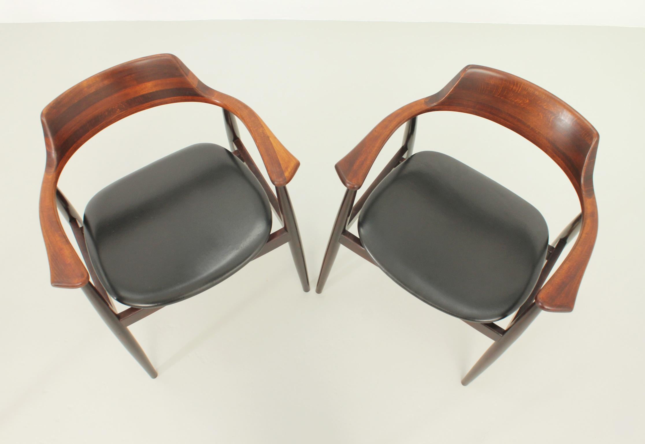 Set of Four Dining Chairs by AG Barcelona, Spain, 1960's 2