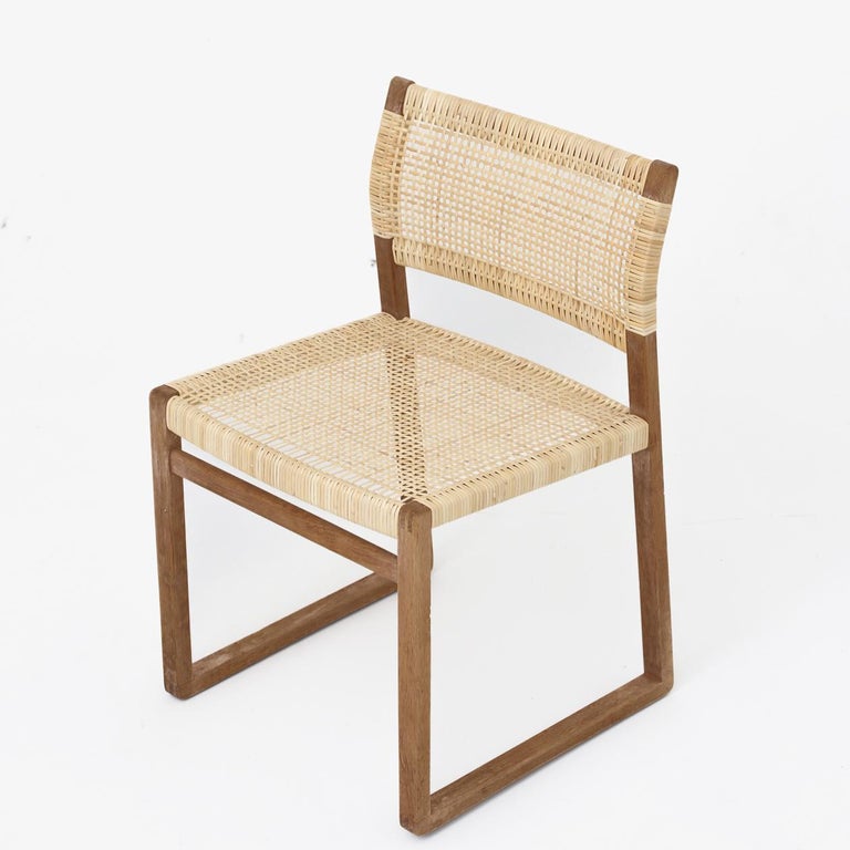 Set of four dining chairs by Børge Mogensen BM 61 For Sale at 1stDibs