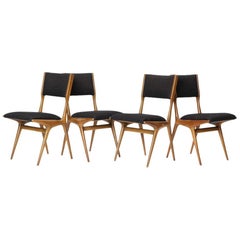 Vintage Set of Four Dining Chairs by Carlo di Carli