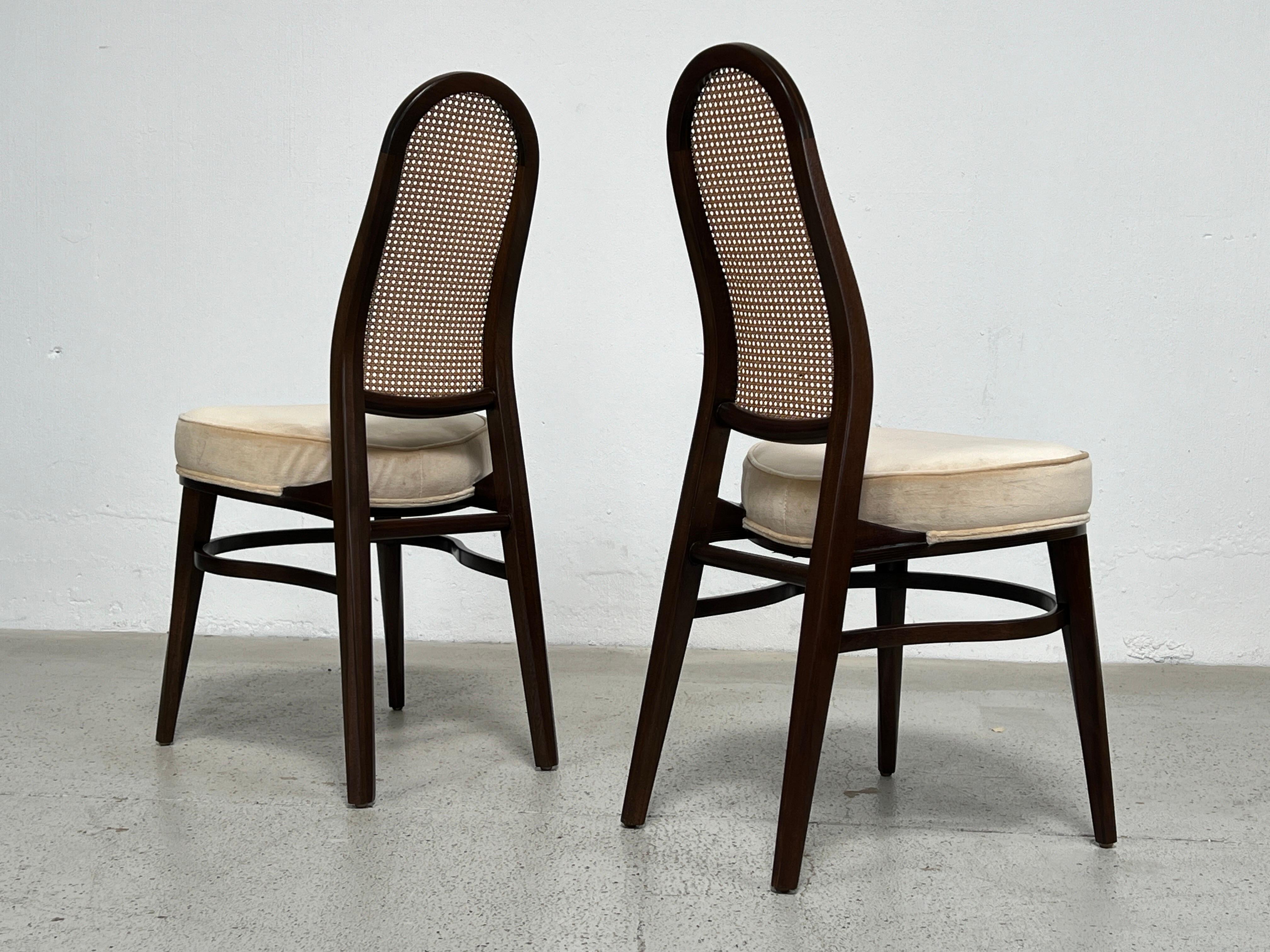 Set of Four Dining Chairs by Edward Wormley for Dunbar For Sale 6