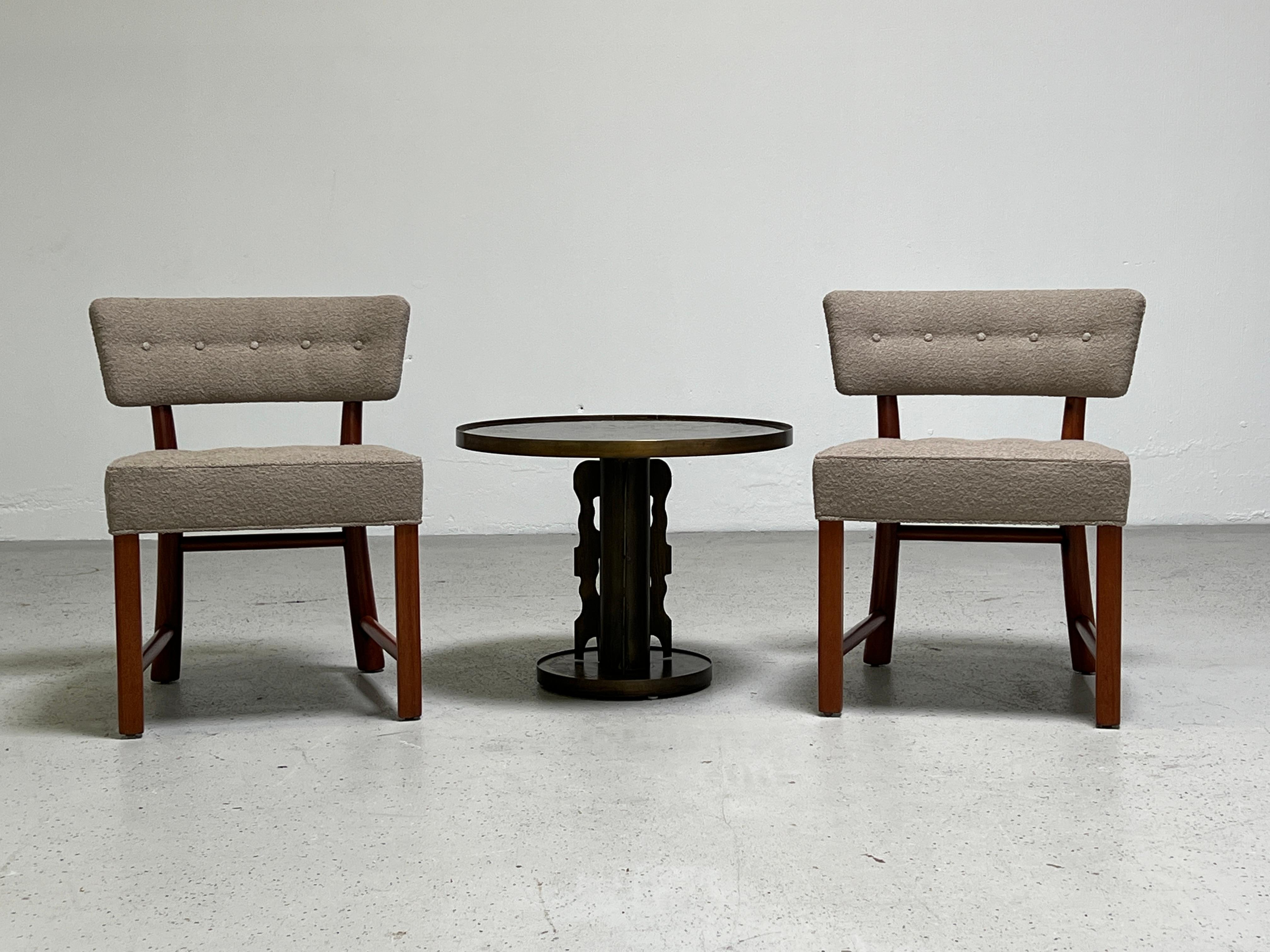 Set of Four Dining Chairs by Edward Wormley for Dunbar 10
