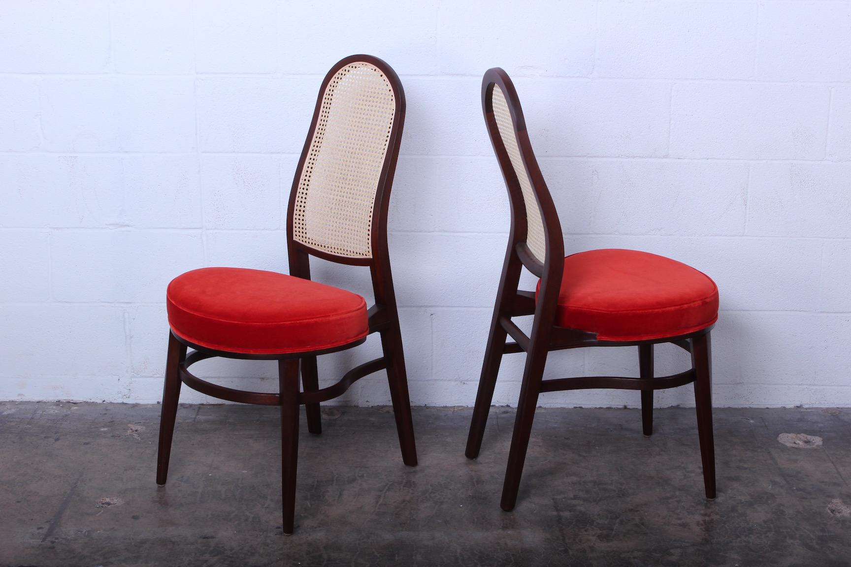 Mid-20th Century Set of Four Dining Chairs by Edward Wormley for Dunbar