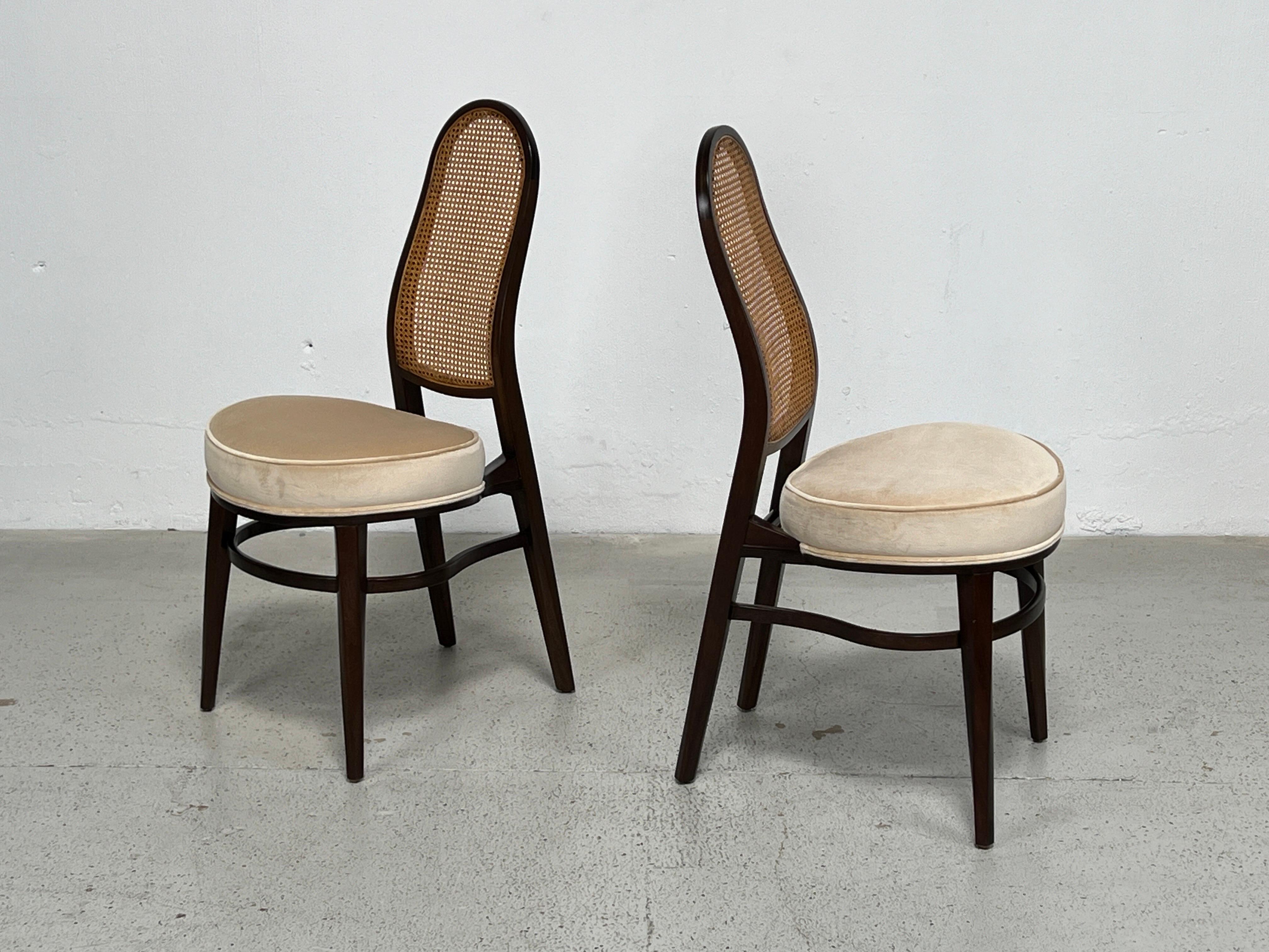 Mid-20th Century Set of Four Dining Chairs by Edward Wormley for Dunbar For Sale