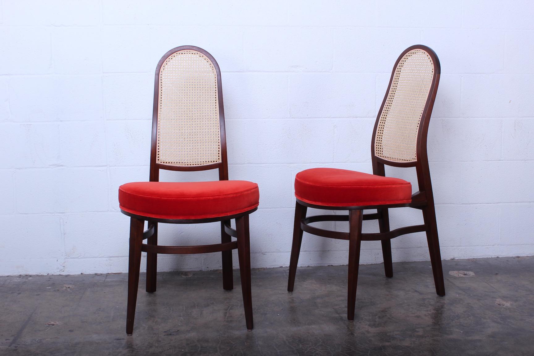 Set of Four Dining Chairs by Edward Wormley for Dunbar 1