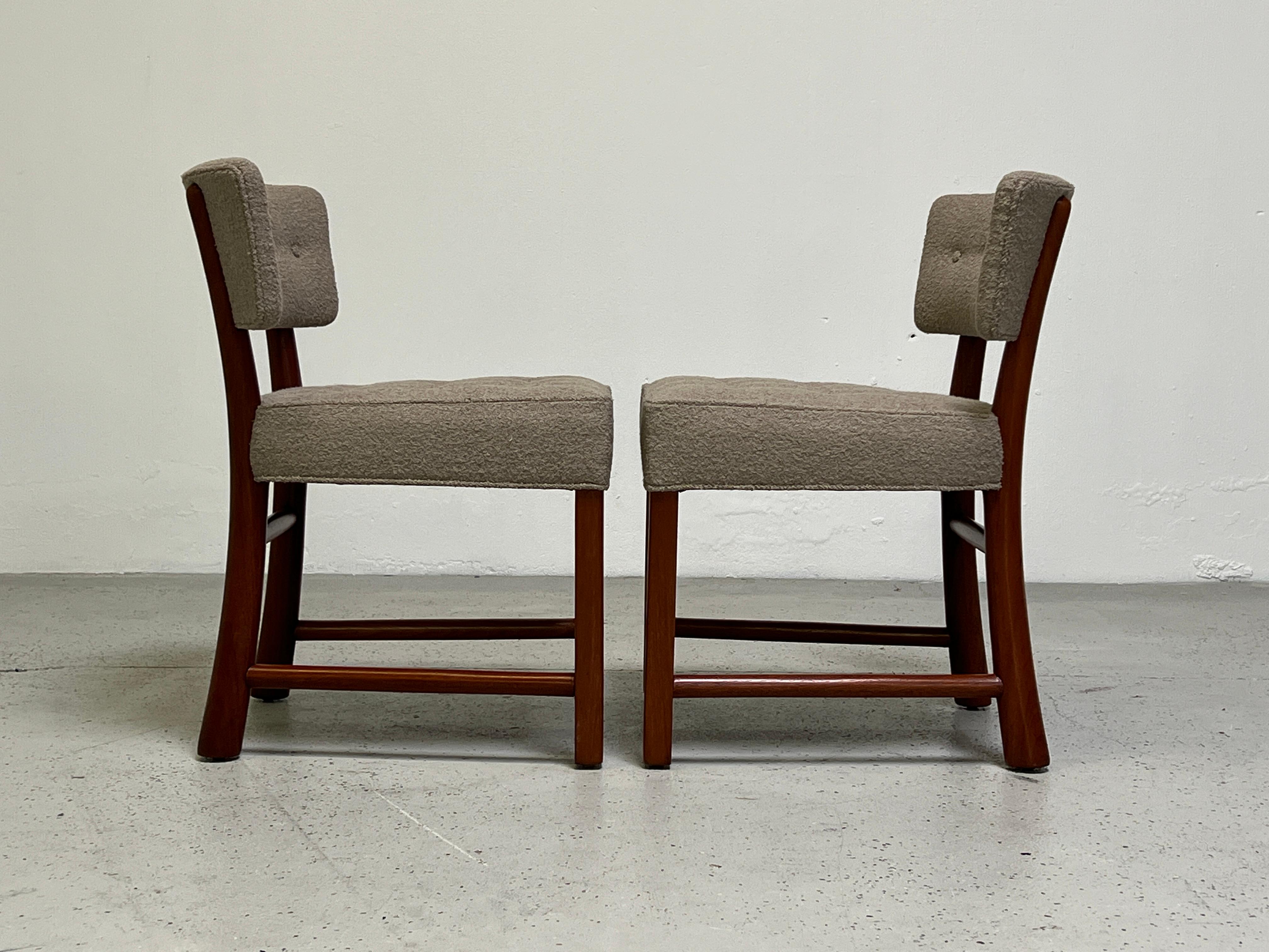 Set of Four Dining Chairs by Edward Wormley for Dunbar 1