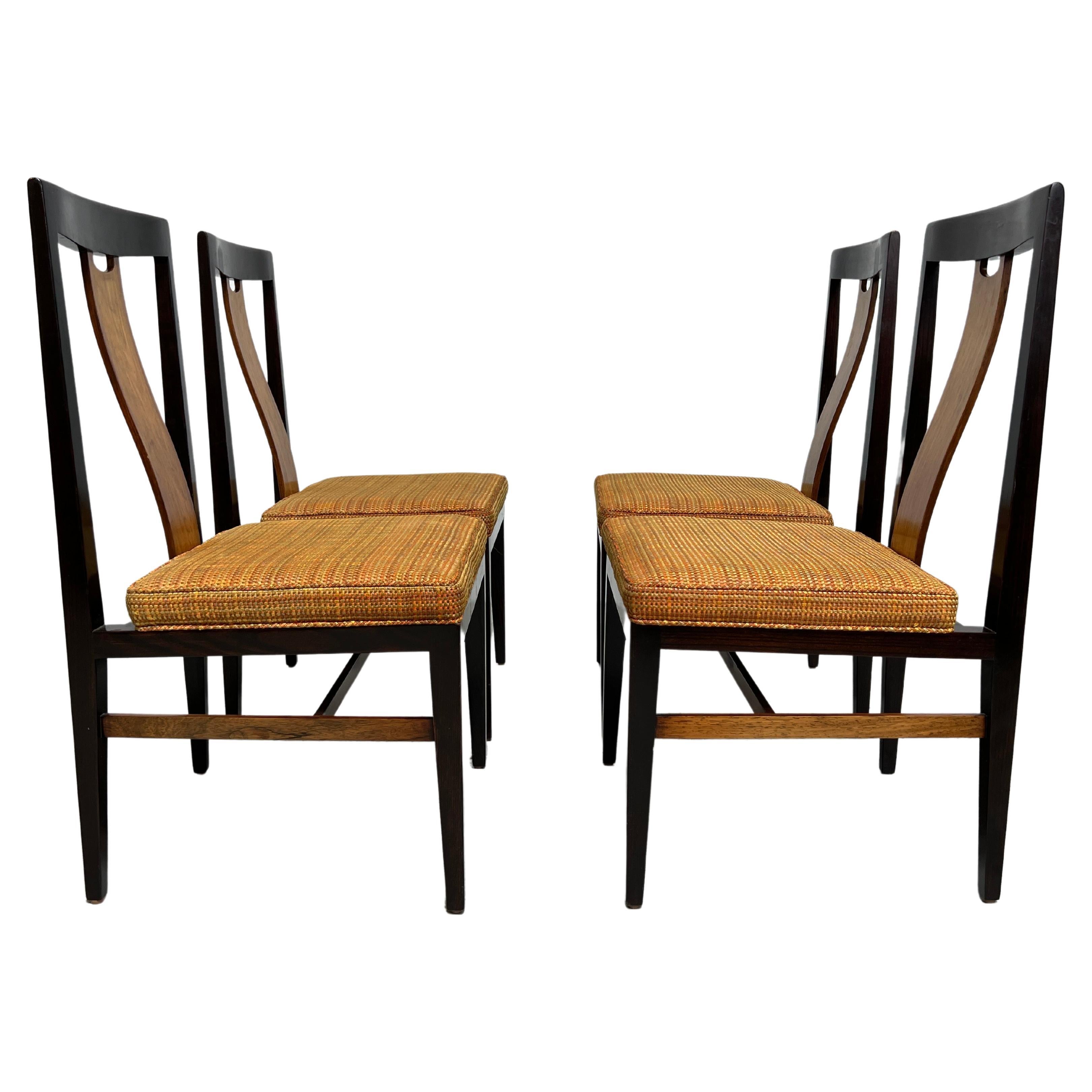 Set of Four Dining Chairs by Edward Wormley for Dunbar 