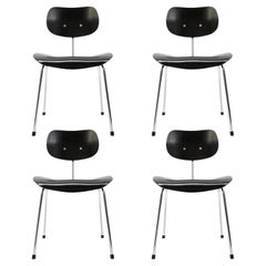 Set of Four Dining Chairs by Egon Eiermann for Wilde & Spieth
