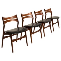 Set of Four Dining Chairs by Erik Buch, Model 310, Denmark 1960s