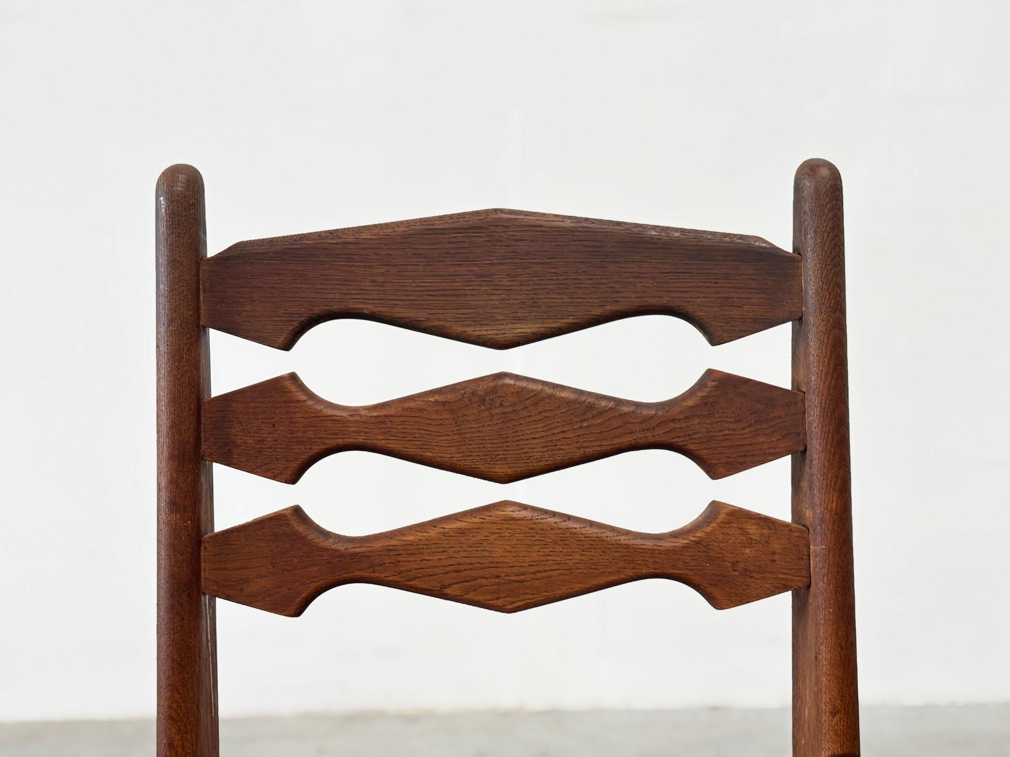 Set of four dining chairs by Guillerme & Chambron in vendita 1