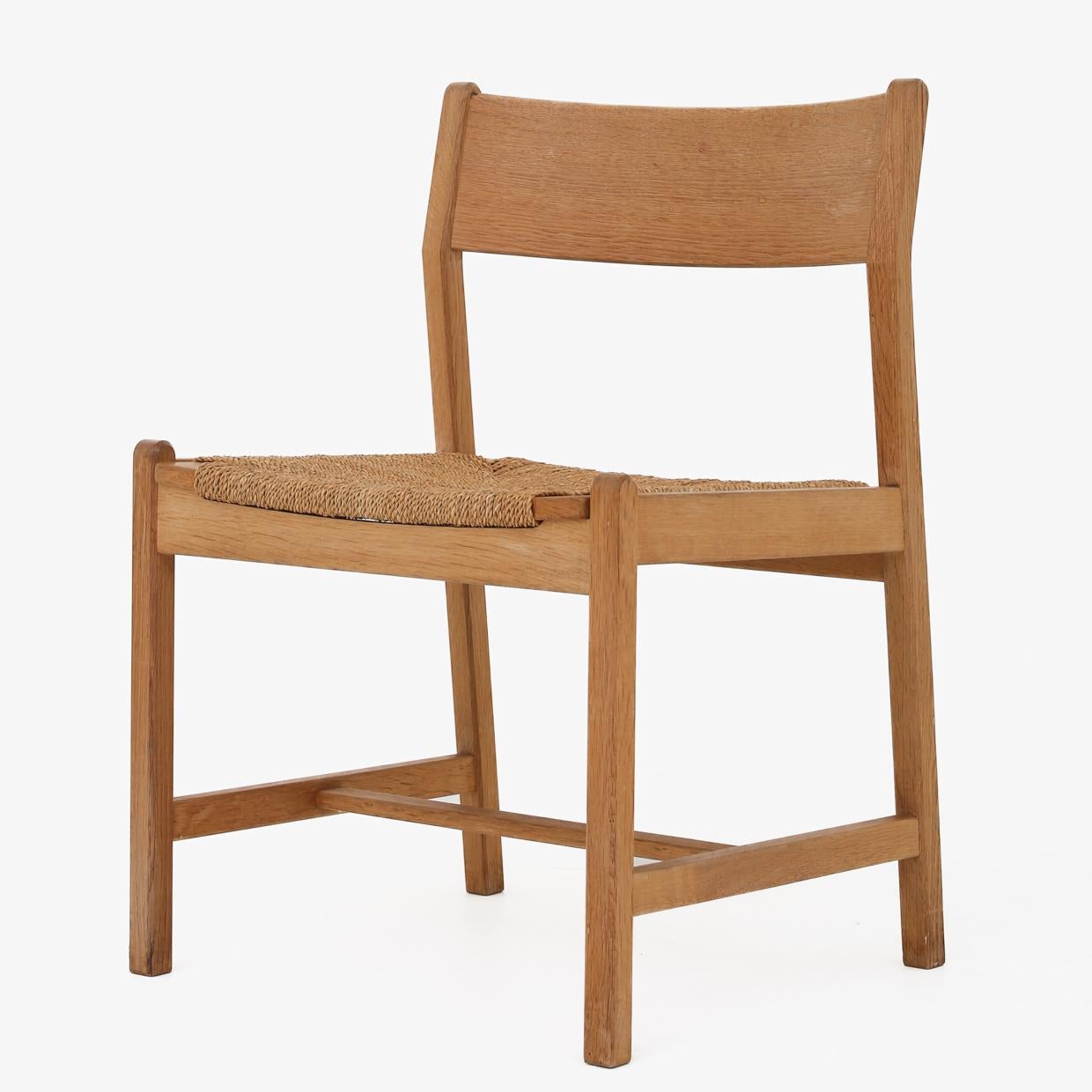 Patinated Set of Four Dining Chairs by Hans J. Wegner