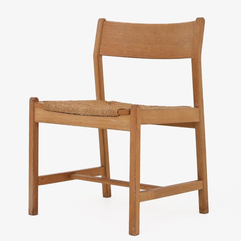 Patinated Set of Four Dining Chairs by Hans J. Wegner For Sale