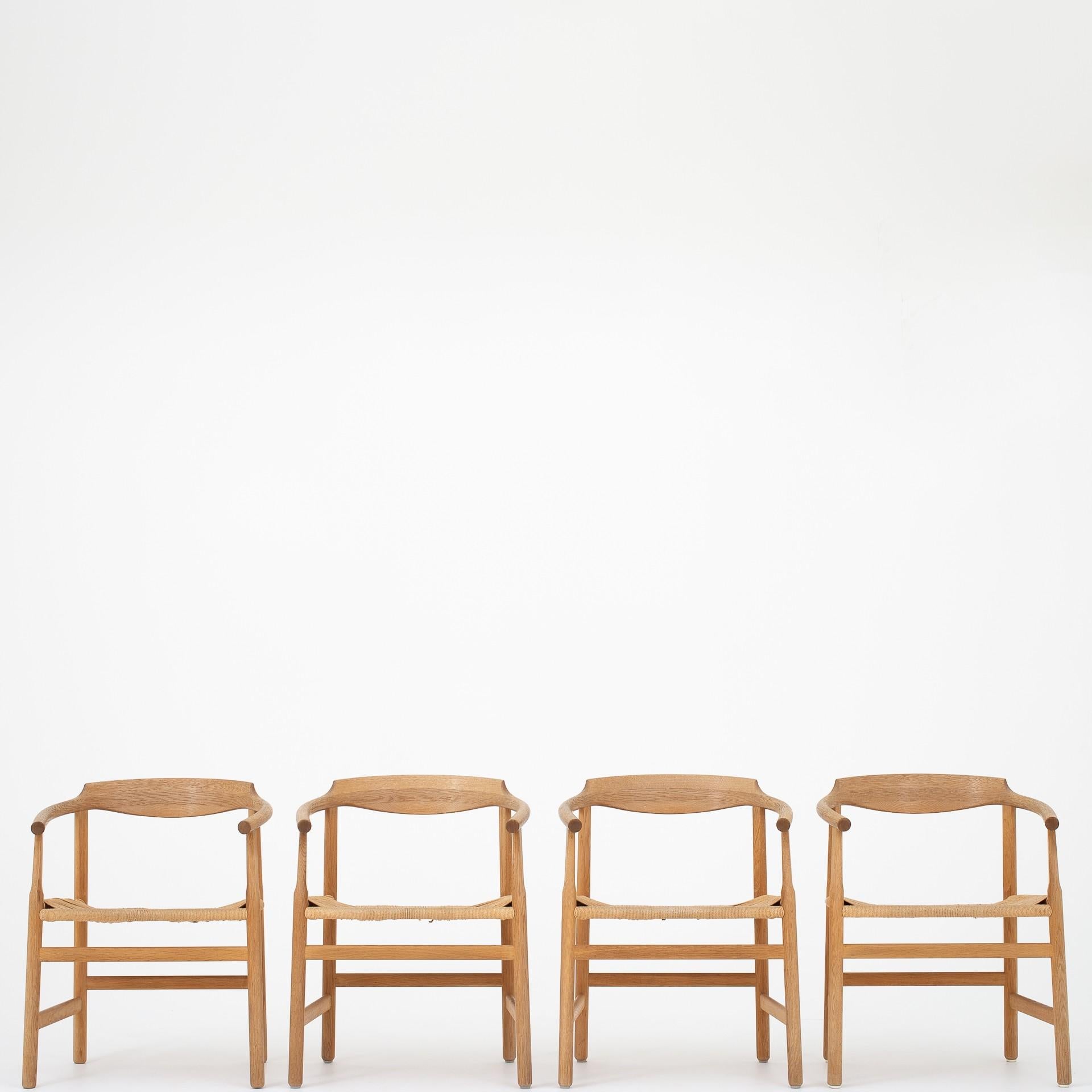 20th Century Set of Four Dining Chairs by Hans J. Wegner