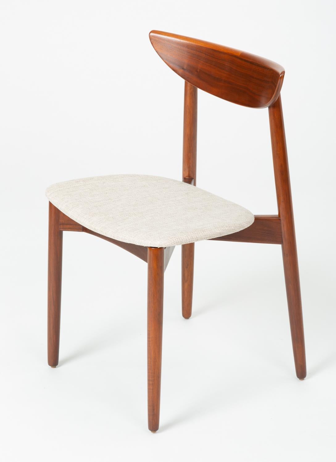 Set of Four Dining Chairs by Harry Østergaard for Randers Møbelfabrik 4
