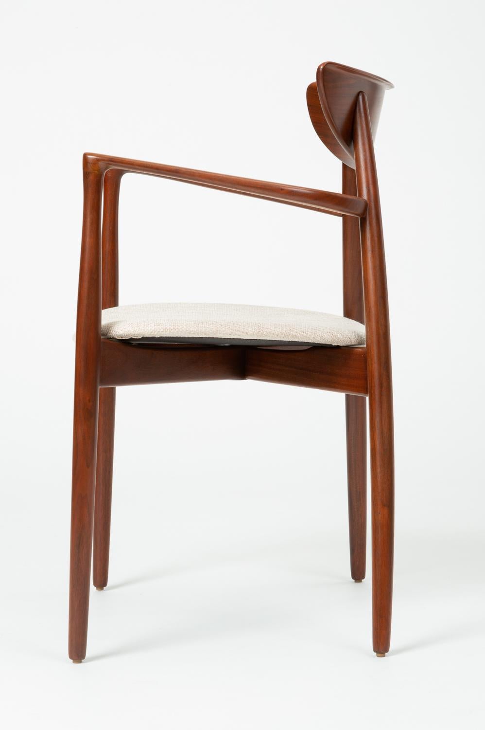 Set of Four Dining Chairs by Harry Østergaard for Randers Møbelfabrik In Good Condition In Los Angeles, CA