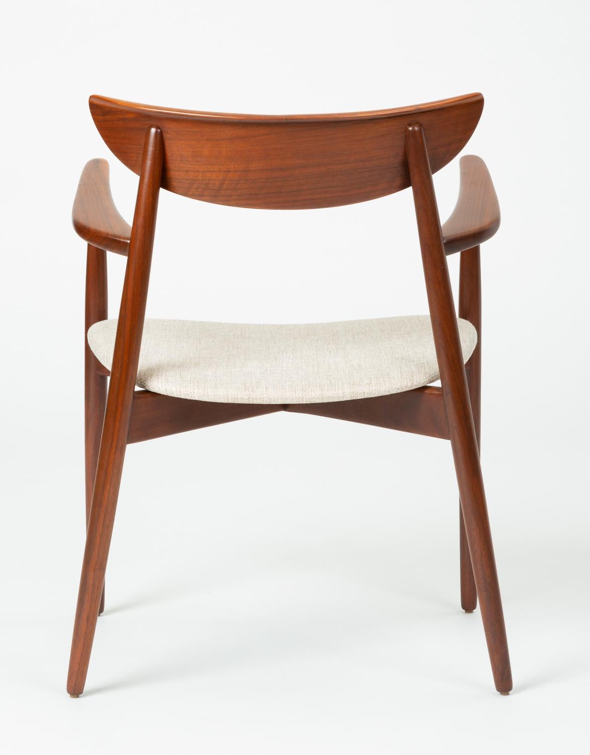 20th Century Set of Four Dining Chairs by Harry Østergaard for Randers Møbelfabrik