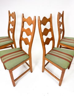 Set of Four Dining Chairs by Henning Kjaernulf