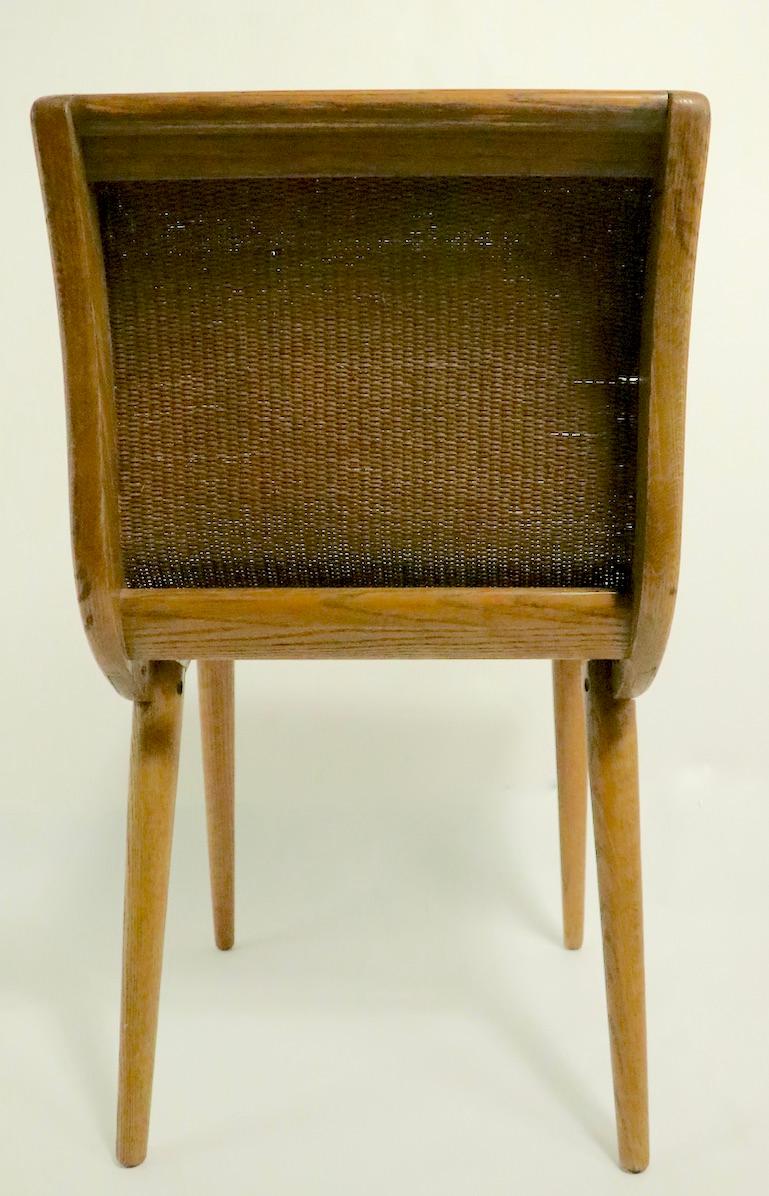20ième siècle Ensemble de quatre chaises de salle à manger par Jack Van der Molen Americana Casual pour Jamestown en vente