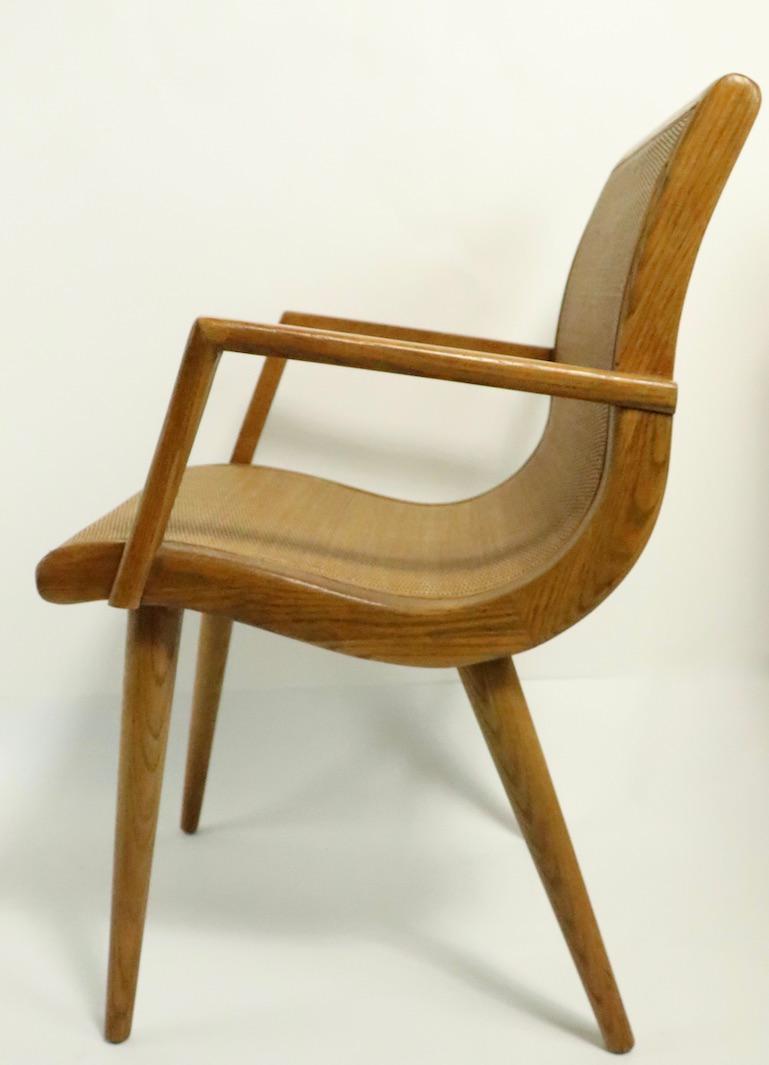 Set of Four Dining Chairs by Jack Van der Molen Americana Casual for Jamestown In Good Condition For Sale In New York, NY